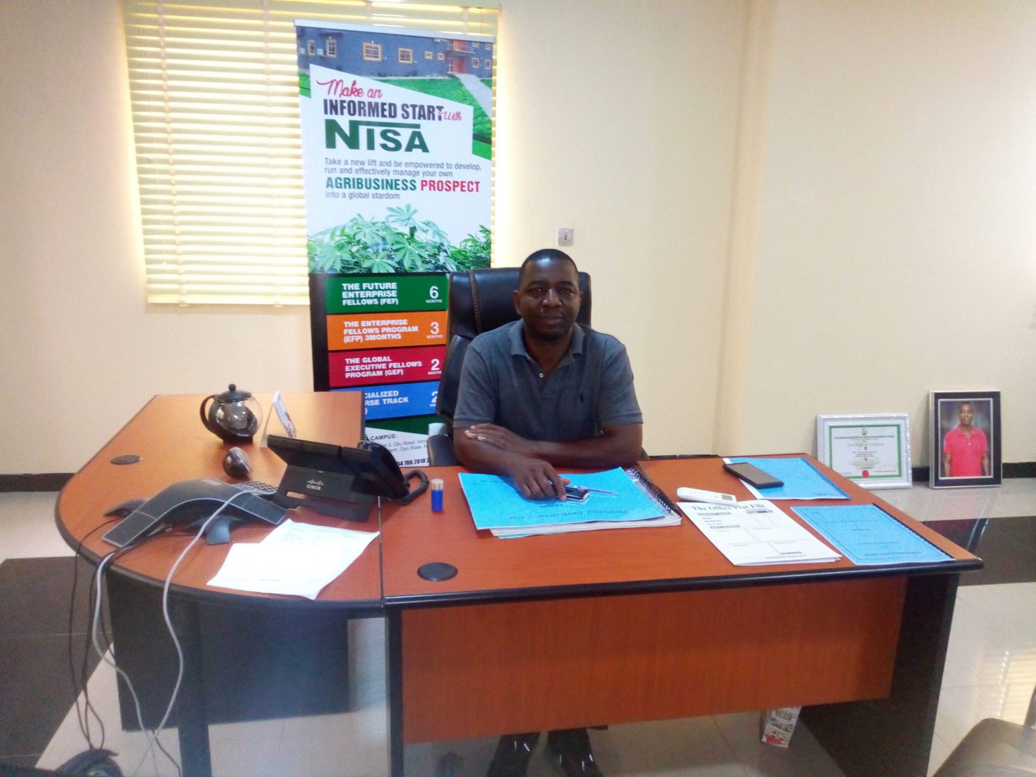OVER 50 MILLION JOBS CAN BE CREATED THROUGH AGRICULTURE IN NIGERIA: -KOLAWOLE ADENIJI