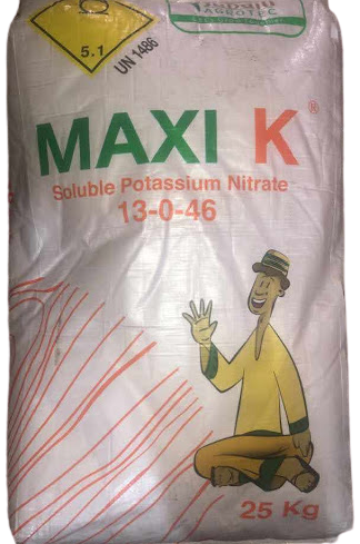 Maxi K Soluble Potassium Nitrate Fertilizer -25kg