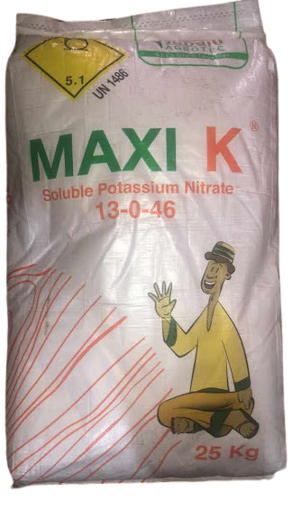 Maxi K Soluble Potassium Nitrate Fertilizer -25kg