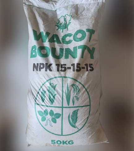 NPK 15:15:15 Agricultural Fertilizer (Wacot Brand) -50kg