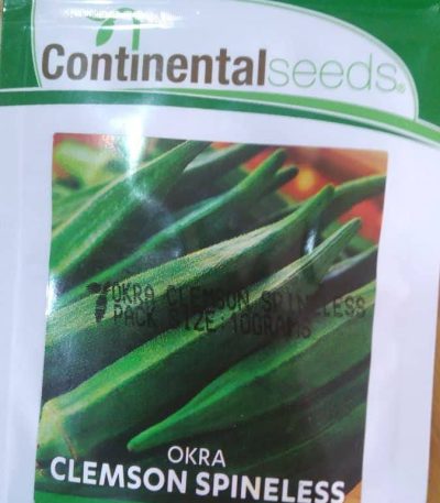 Clemenson Spineless Okra (Continental Seeds)
