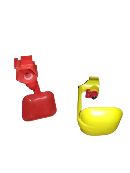 Poultry nipple with cup drinker