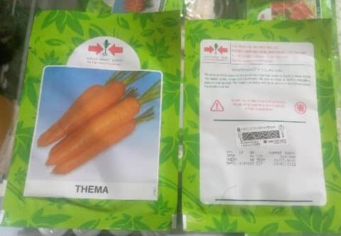 Thema Carrot Seeds (East-West Seeds Brand) -10g