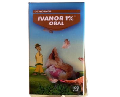 Ivanor 1% Oral Drug (Ivermectin Dewormer) -100ml