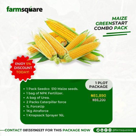 Farmsquare Maize Greenstart Package for 1 Plot