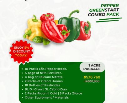 Farmsquare Pepper Greenstart Package for 1 Acre