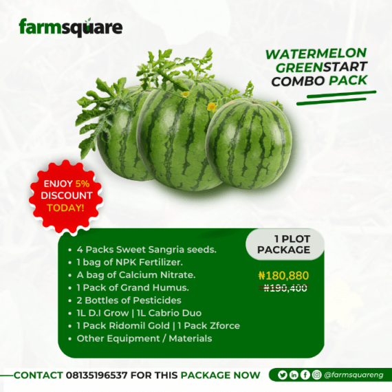 Farmsquare Watermelon Greenstart Package for 1 Acre