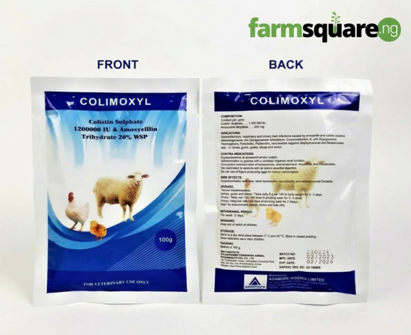 colimoxyl oral antibiotic powder for livestock bacterial infection treatment