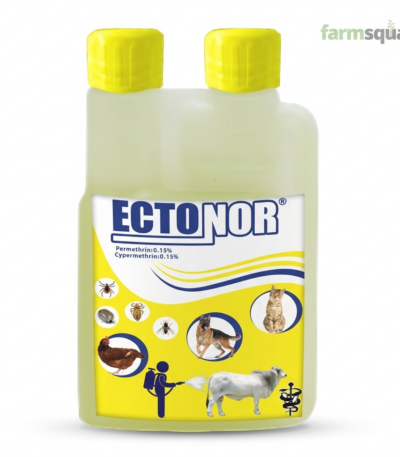 ectonor permethrin cypermethrin spray for livestock parasite control