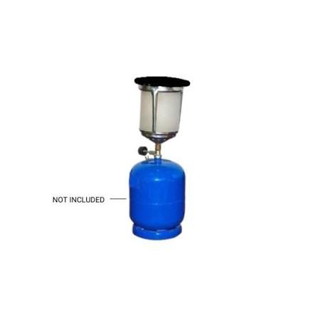 Modern poultry gas brooder lantern heater used for warming chicks in poultry farms