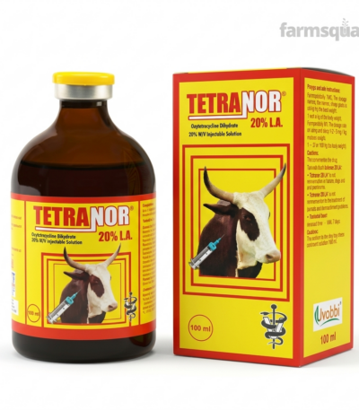 Tetranor 20 percent oxytetracycline injection 100ml for livestock