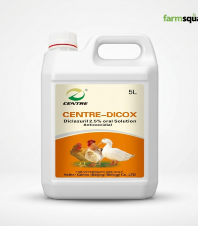 Centre Dicox diclazuril 2.5 percent oral solution for poultry coccidiosis