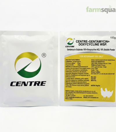 Centre doxycycline gentamicin water soluble powder for poultry and livestock