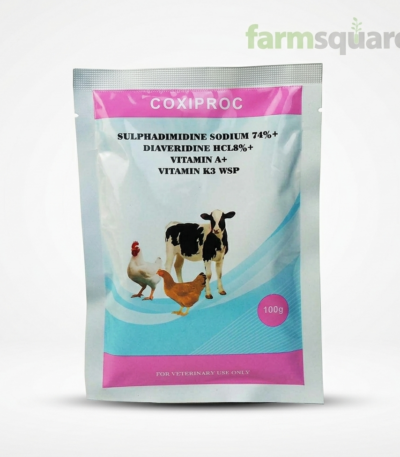 Coxiproc anticoccidial oral solution for poultry and livestock coccidiosis treatment