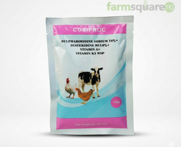 Coxiproc anticoccidial oral solution for poultry and livestock coccidiosis treatment