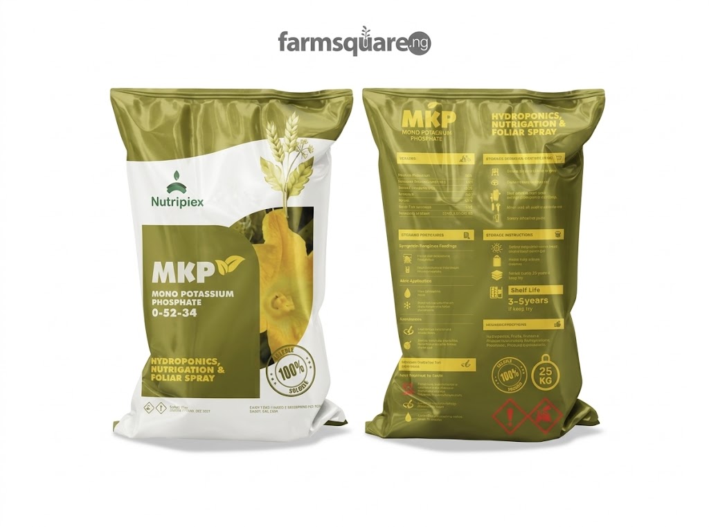 Nutriplex MKP Monopotassium Phosphate (MKP) Fertilizer | Nutriplex Brand 25kg